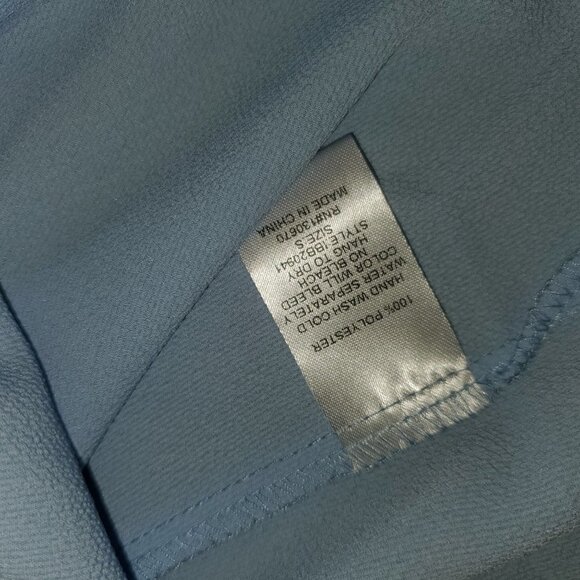 INA~~ Off the Shoulder Baby Blue Top~Amazingdetail - Picture 9 of 11